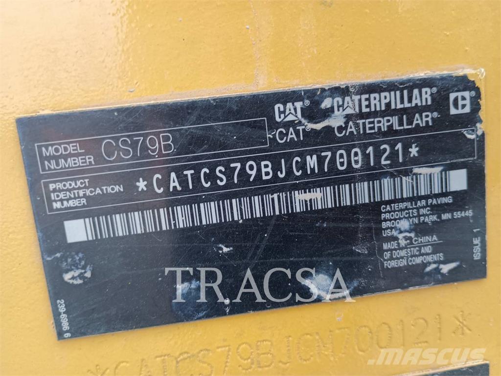 CAT CS 79 B Cilindros Compactadores monocilíndricos