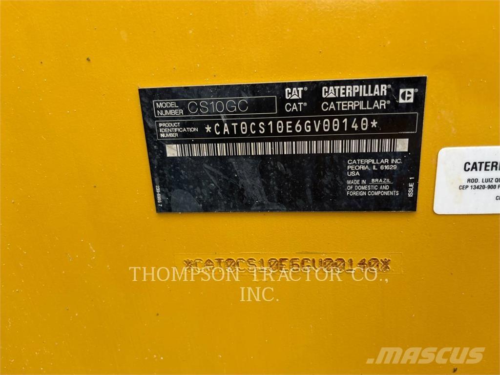 CAT CS10GC Cilindros Compactadores monocilíndricos