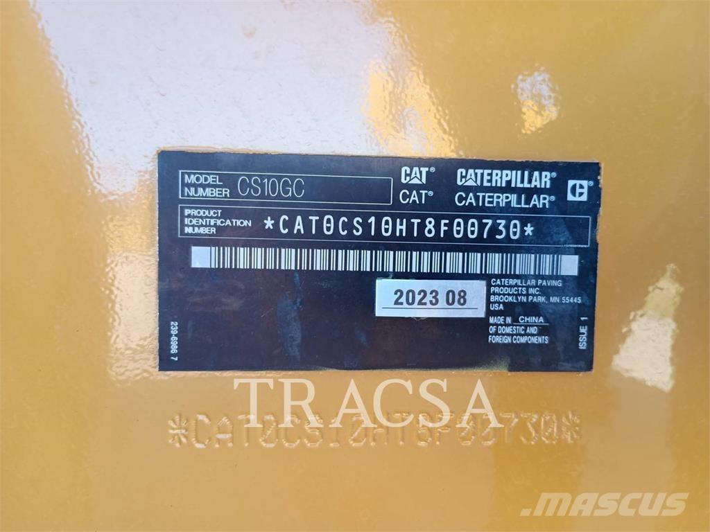 CAT CS10GC Cilindros Compactadores monocilíndricos