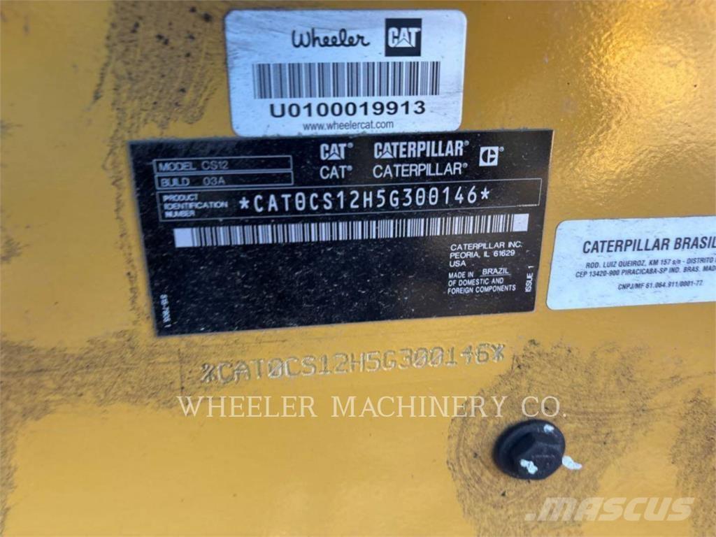 CAT CS12 Cilindros Compactadores monocilíndricos