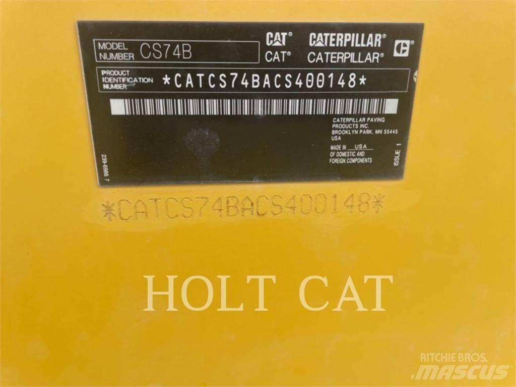 CAT CS74B CAB Cilindros Compactadores monocilíndricos