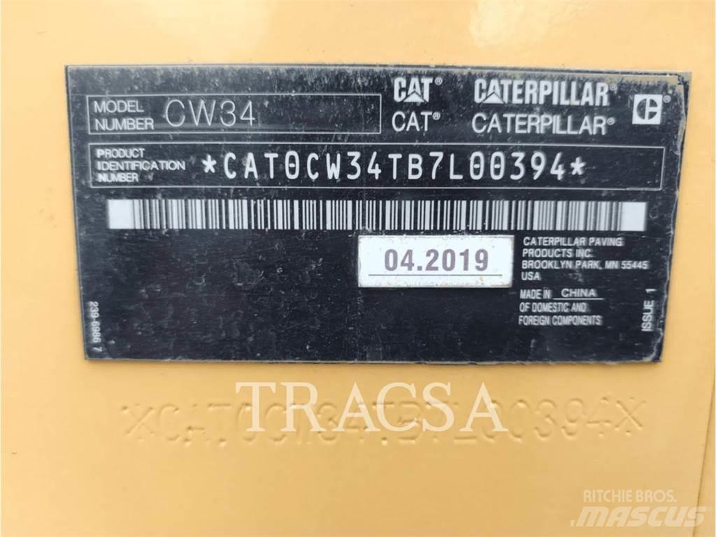 CAT CW 34 Cilindros Compactadores de pneus