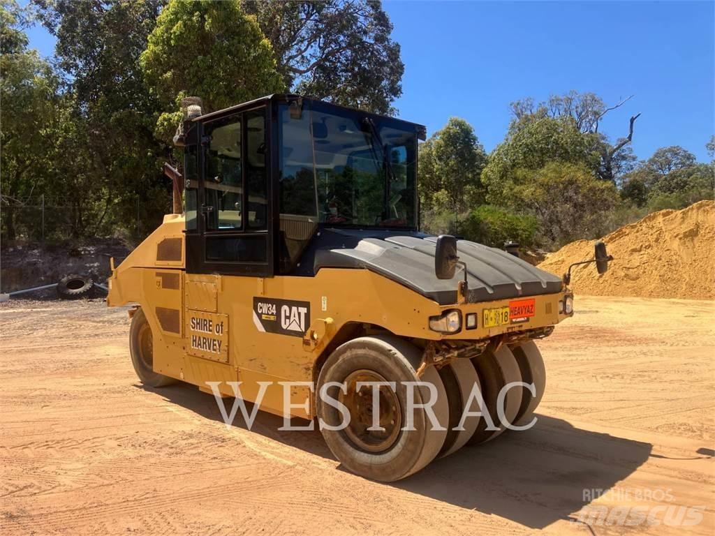 CAT CW34 Cilindros Compactadores de pneus