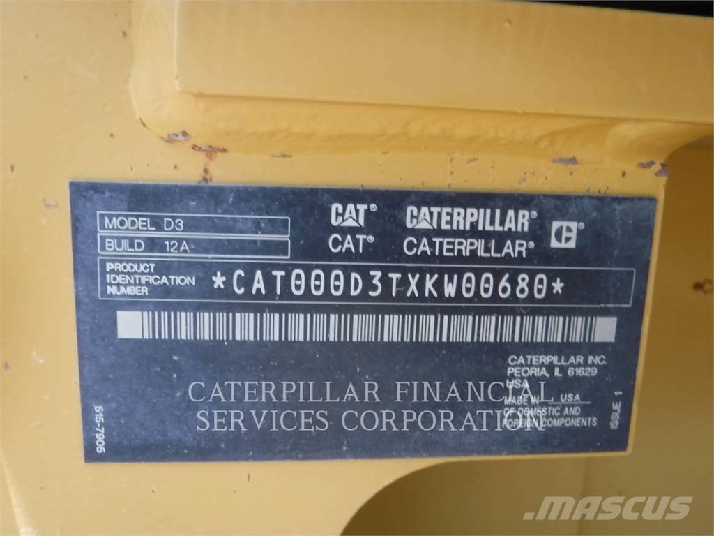 CAT D3-12 Dozers - Tratores rastos