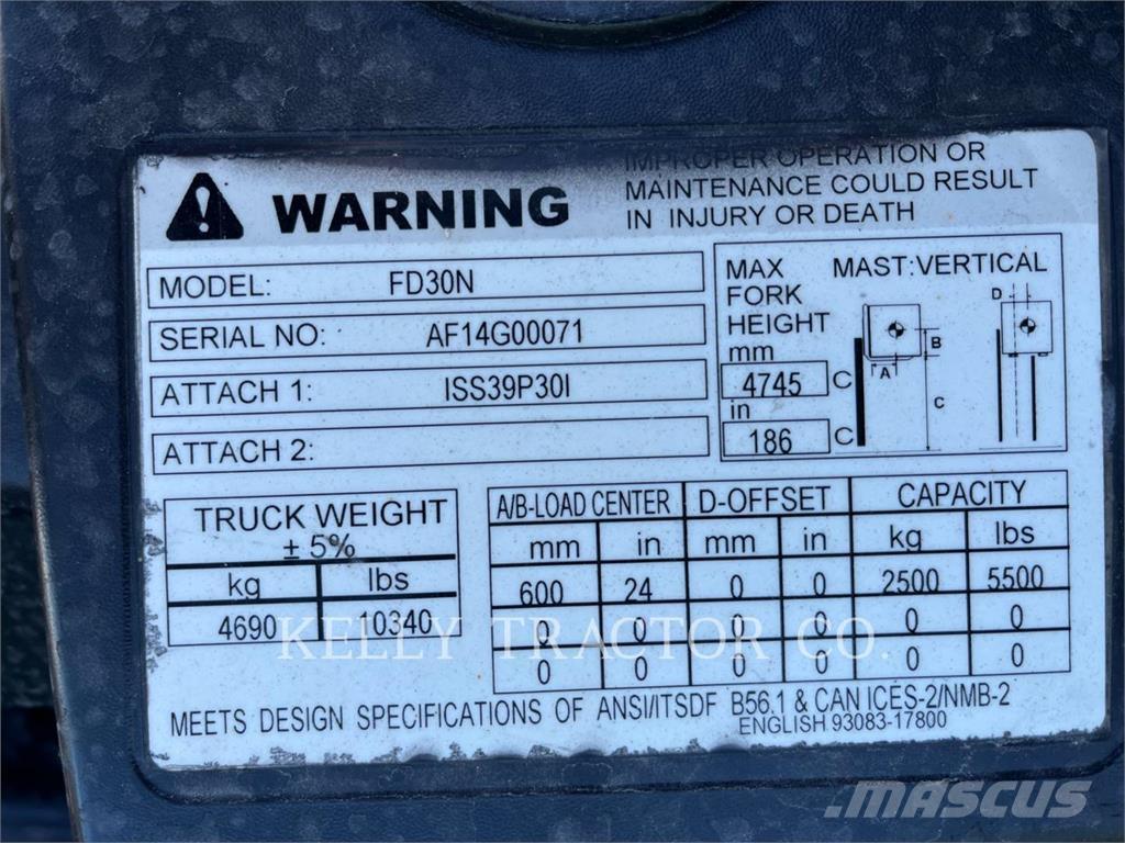 CAT FD30N Empilhadores - Outros