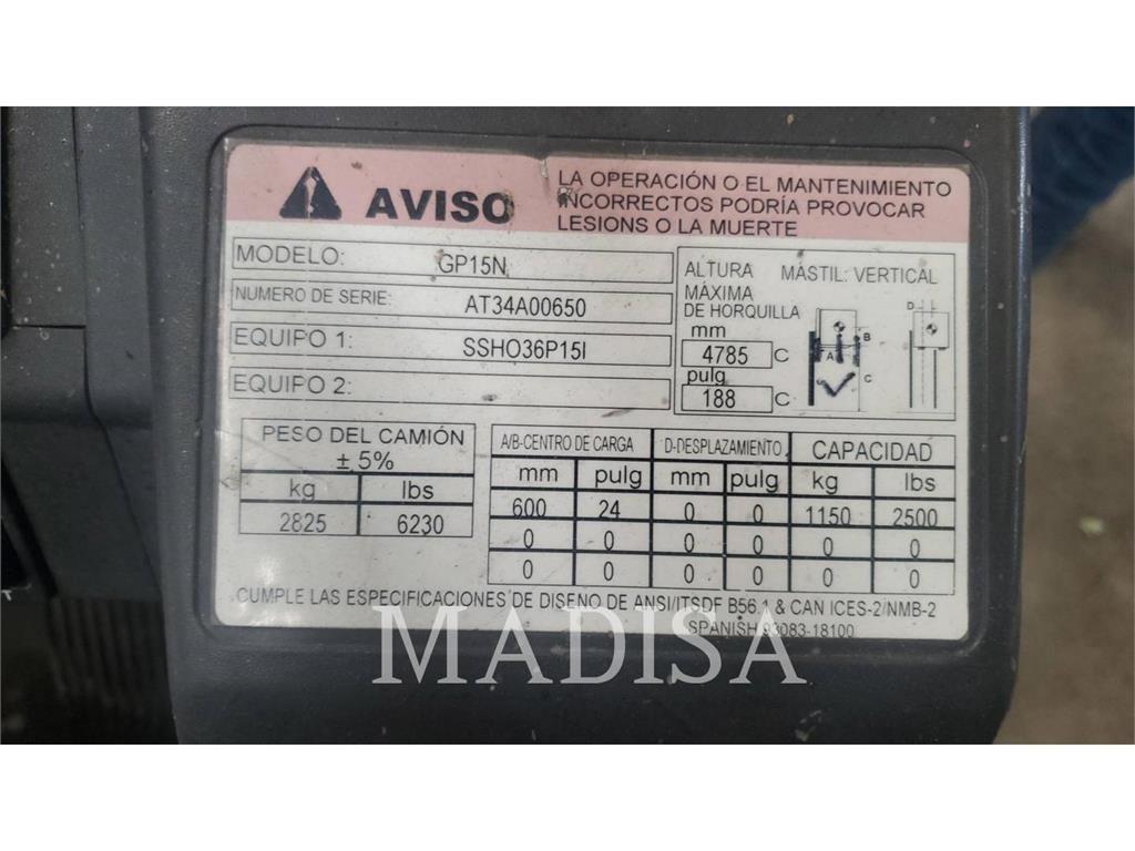 CAT GP15N5-LE Empilhadores a gás