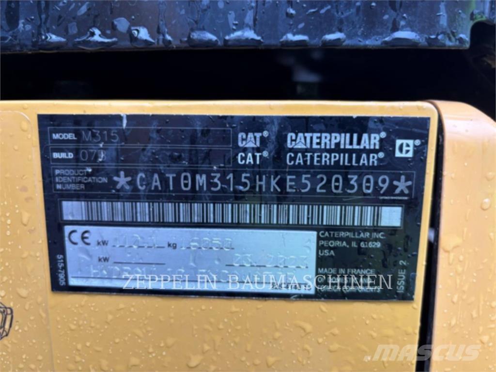 CAT M315-07A Escavadoras de rodas