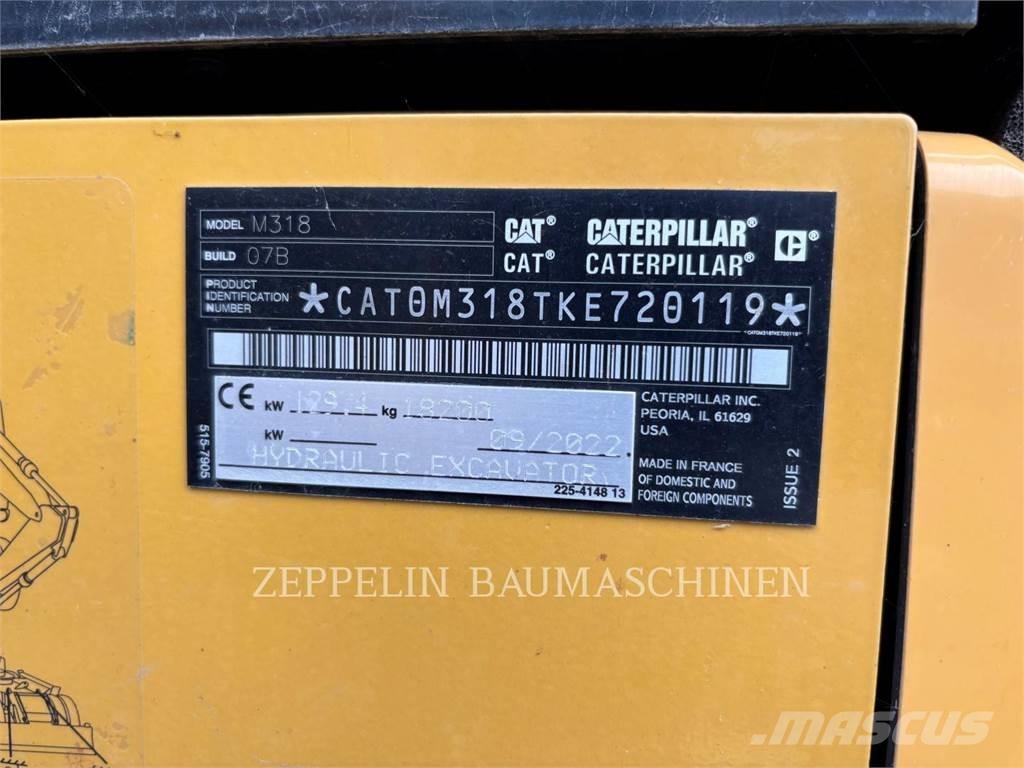 CAT M318-07A Escavadoras de rodas