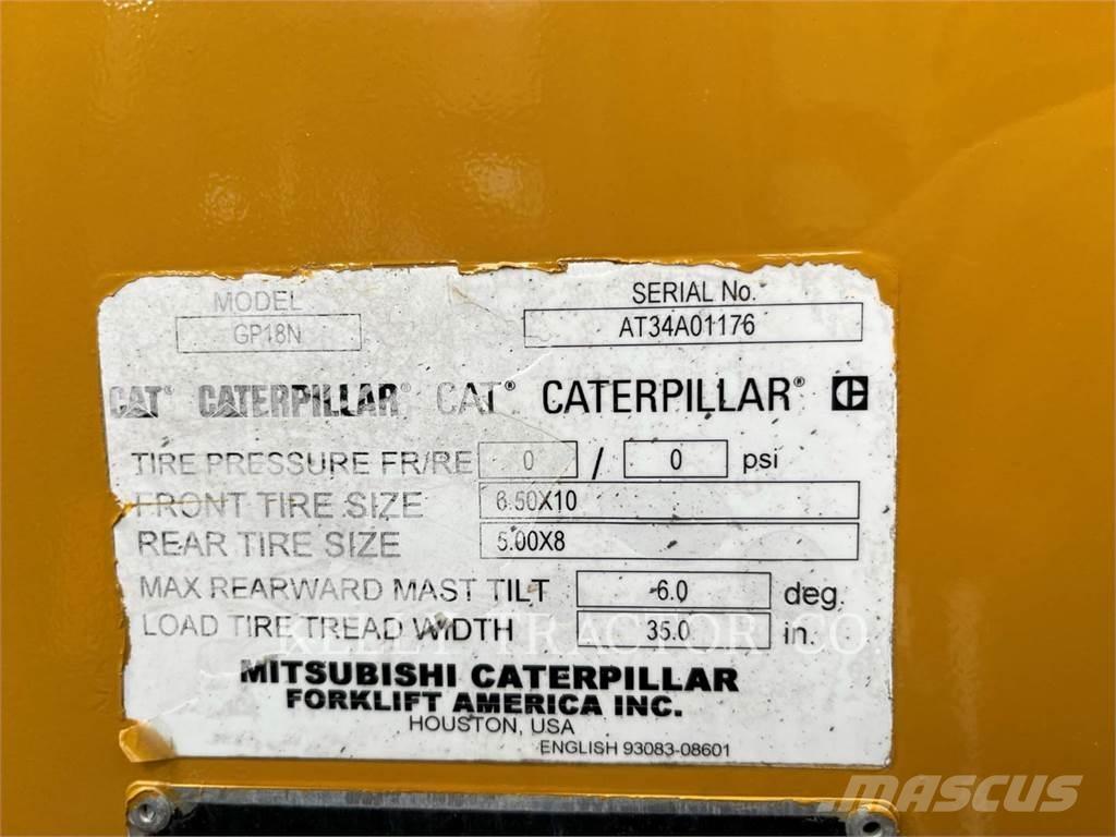 CAT MCFGP18N5 Empilhadores a gás