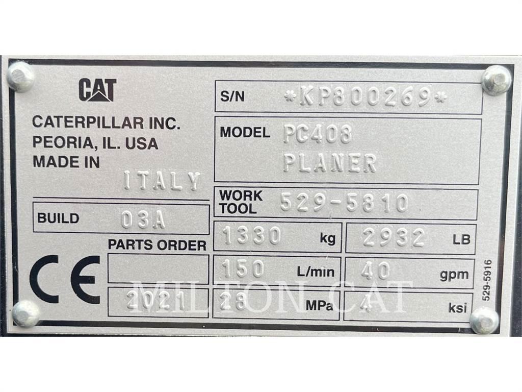 CAT PC408 COLD PLANER Garlopas