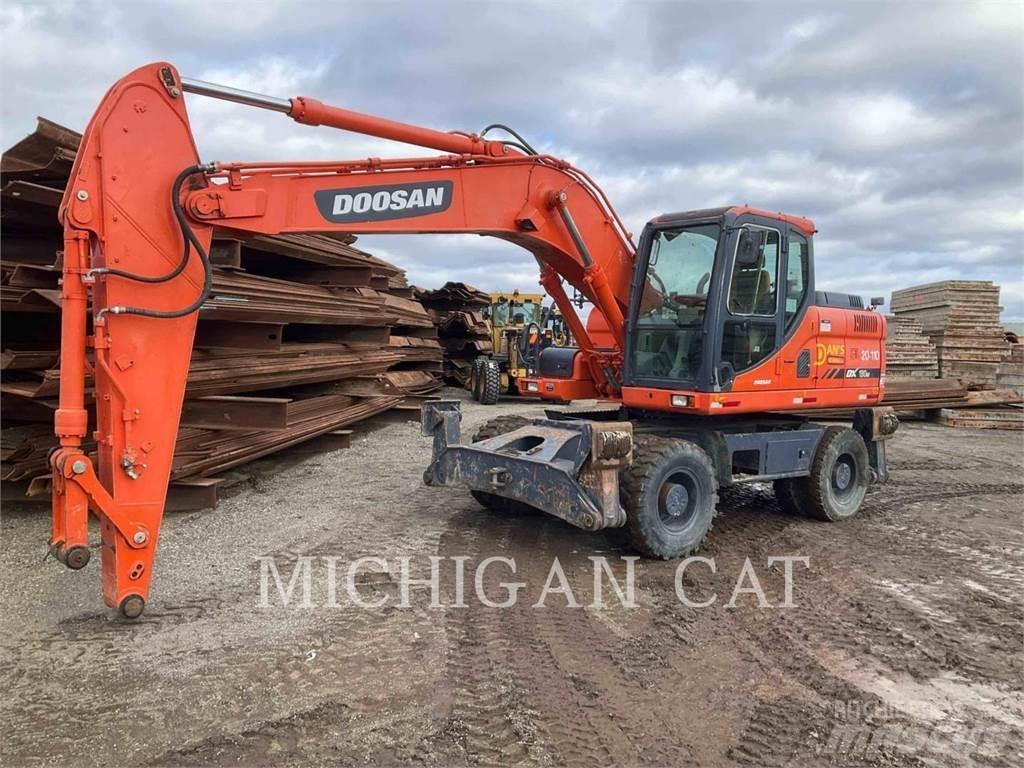 Doosan DX190W Escavadoras de rodas