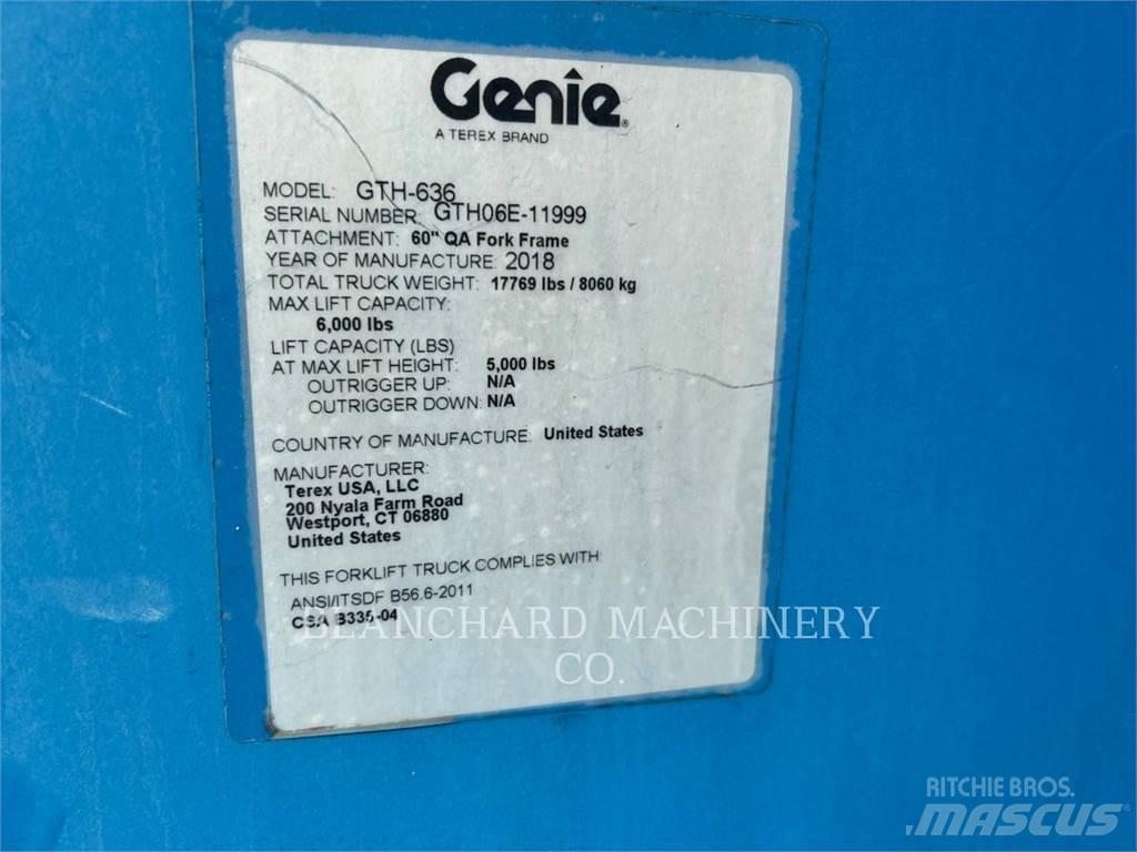 Genie GTH-636 Manipuladores telescópicos