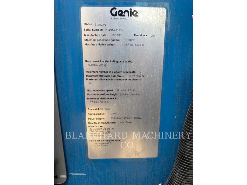 Genie Z34/22N Elevadores braços articulados