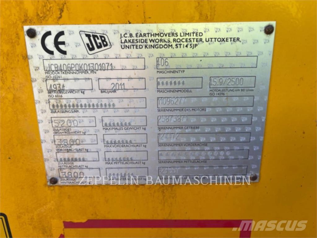 JCB 406 Pás carregadoras de rodas