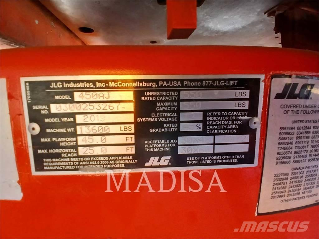 JLG 450AJ 4WD Elevadores braços articulados