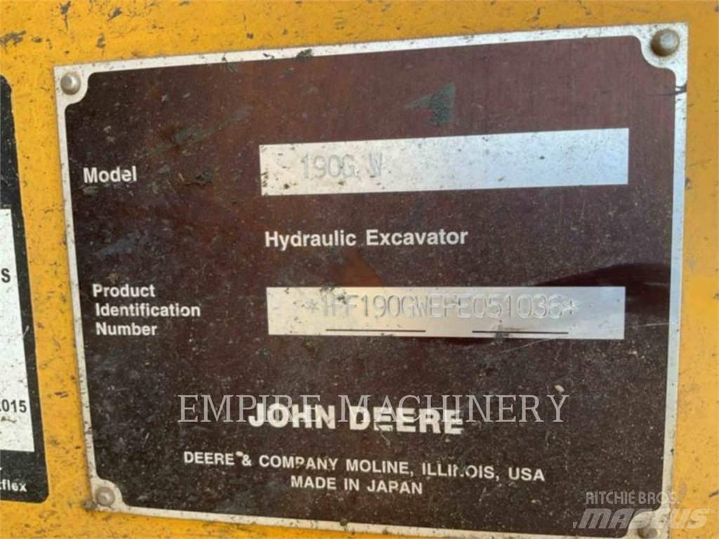 John Deere 190G Escavadoras de rastos