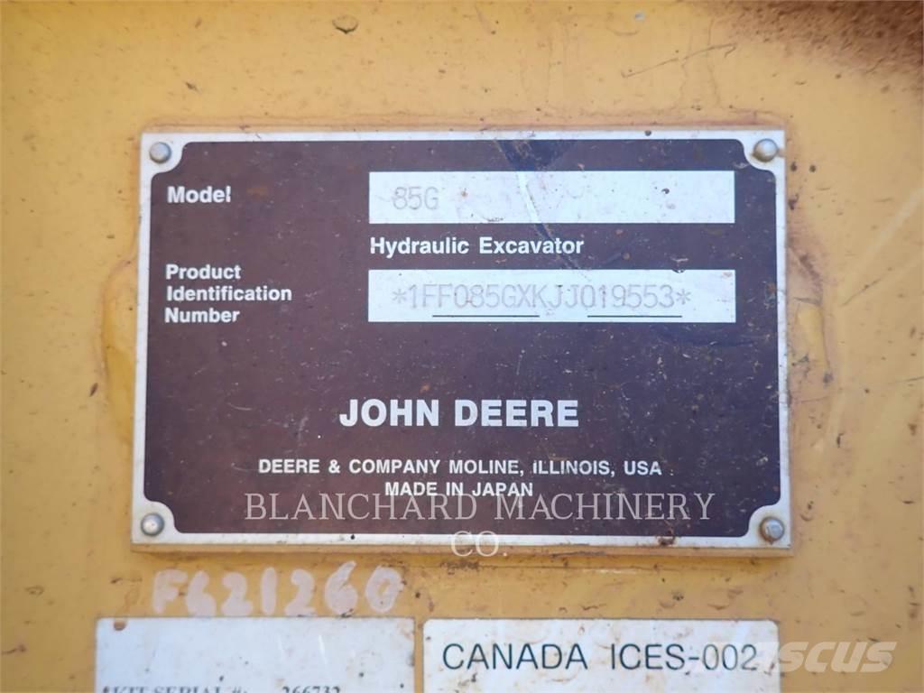 John Deere 85G Escavadoras de rastos
