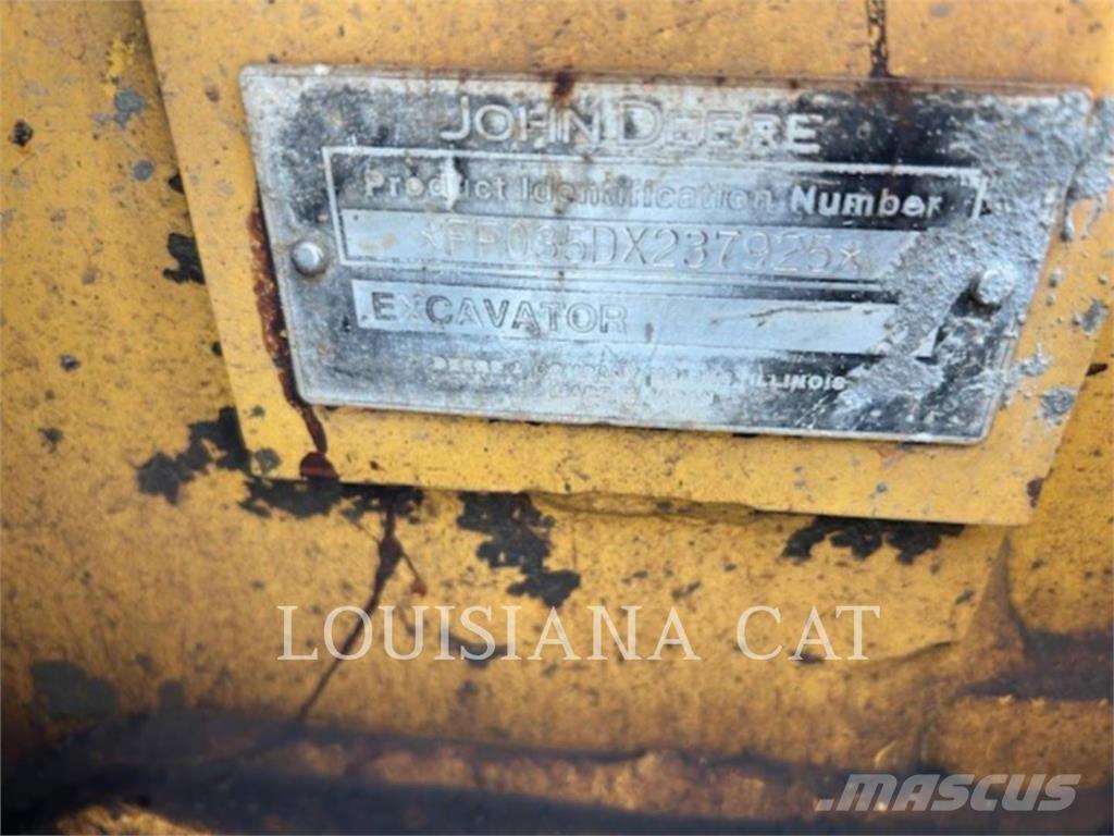 John Deere & CO. 35D Mini Escavadoras <7t
