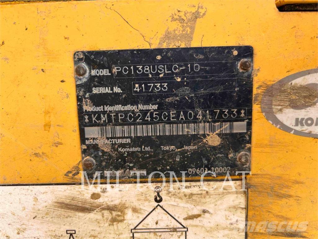 Komatsu PC138USLC-10 Escavadoras de rastos
