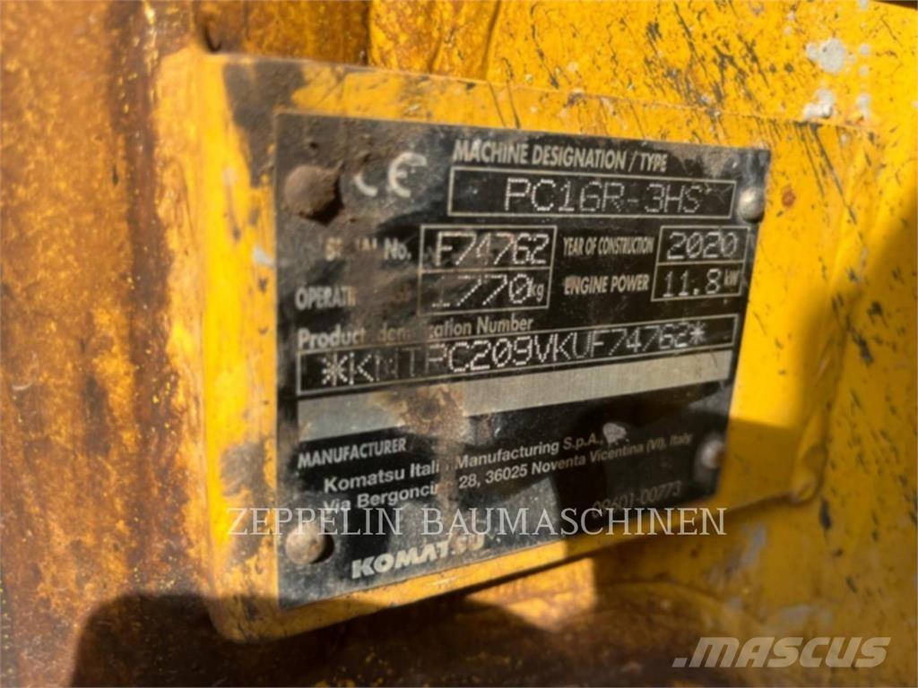 Komatsu PC16R Escavadoras de rastos
