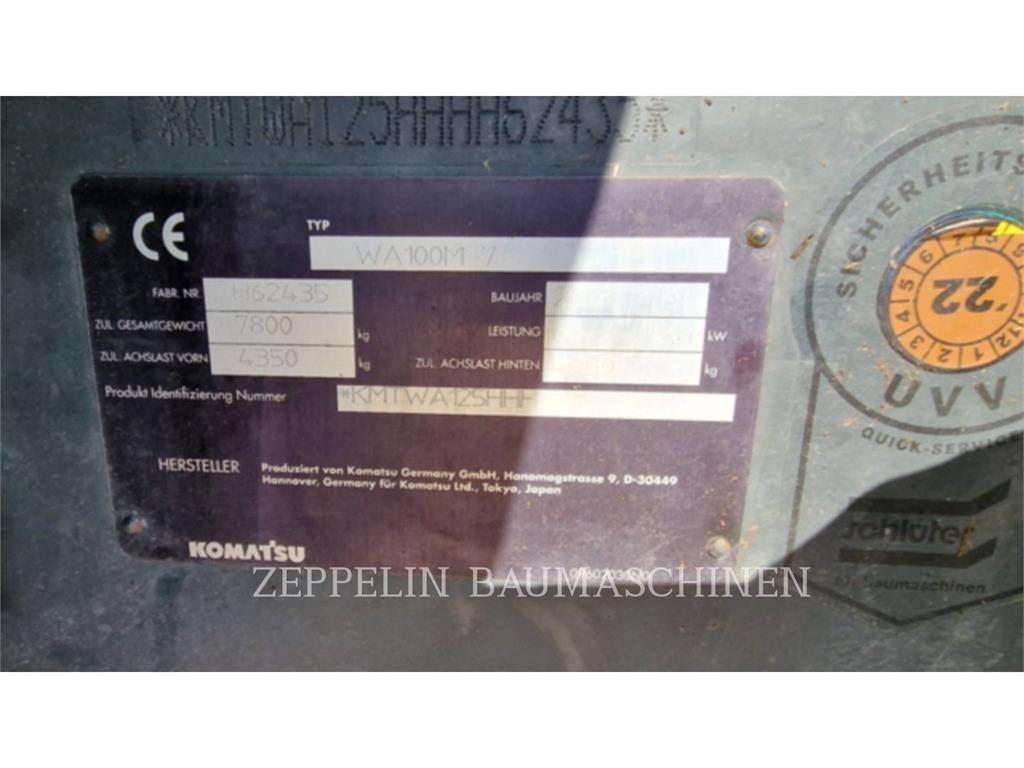 Komatsu WA100M-7 Pás carregadoras de rodas