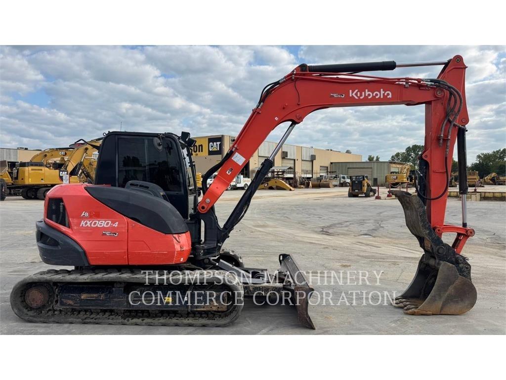 Kubota KX080 Mini Escavadoras <7t