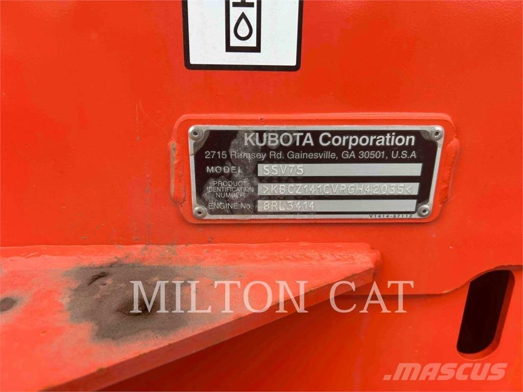 Kubota SSV 75 Carregadoras de direcção deslizante