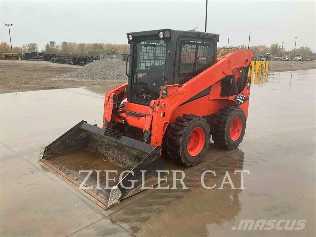 Kubota SSV75 Carregadoras de direcção deslizante