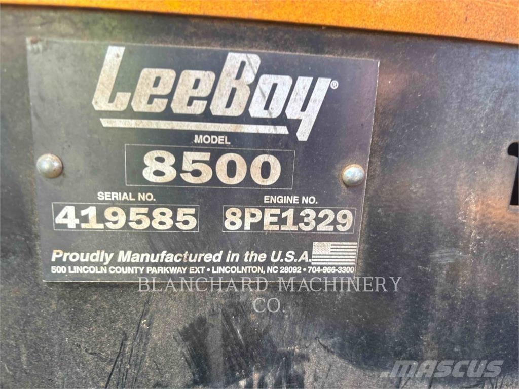 LeeBoy 8500E Pavimentadoras de asfalto