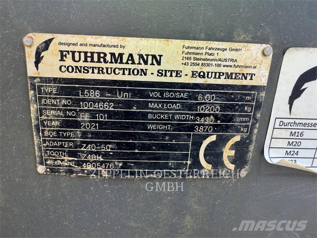 Liebherr L586 Pás carregadoras de rodas