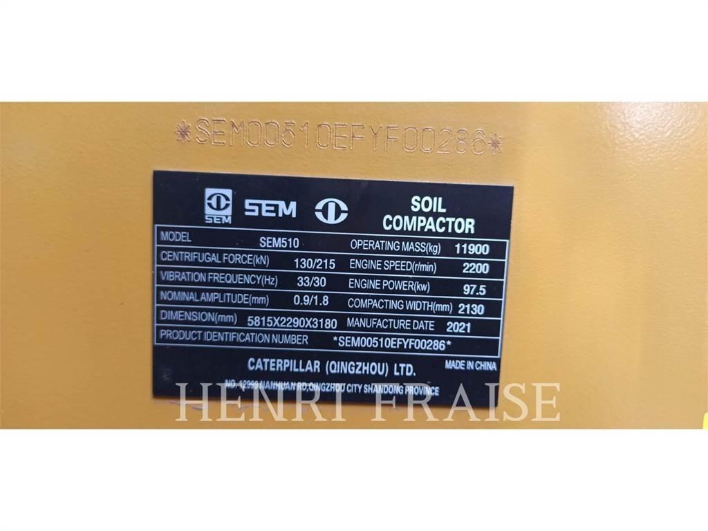 SEM MACHINERY 510 Compactadores para terra