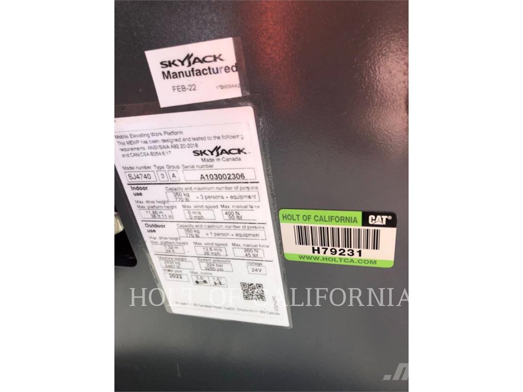 Skyjack SCISSOR40E Elevadores de tesoura