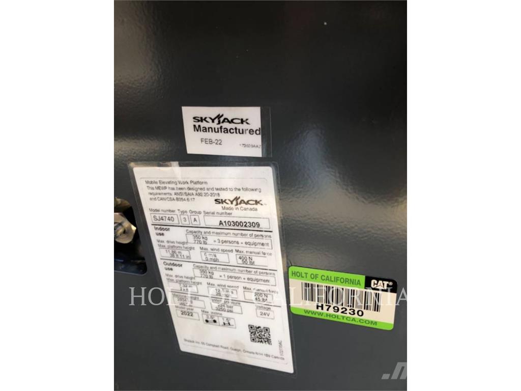 Skyjack SCISSOR40E Elevadores de tesoura