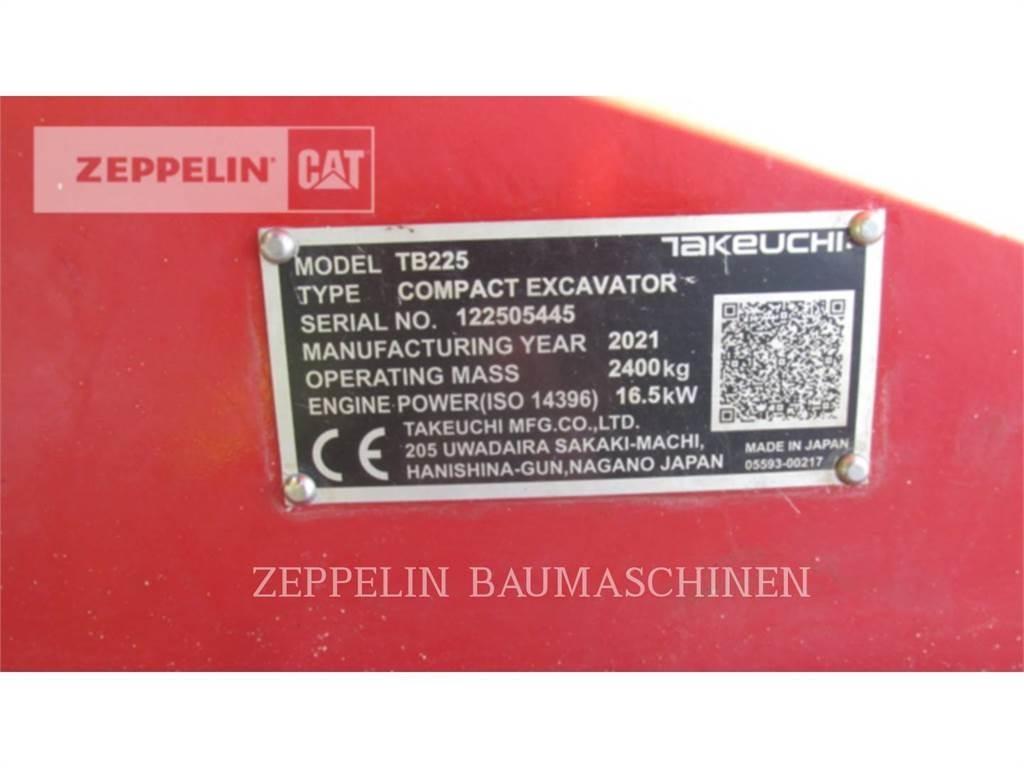 Takeuchi TB225 Escavadoras de rastos