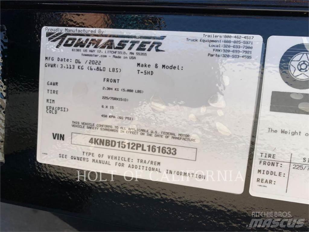 TOWMASTER TRLR DMP10 Outros Reboques