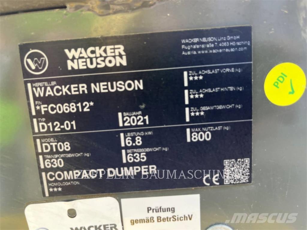 Wacker DT08 Camiões articulados