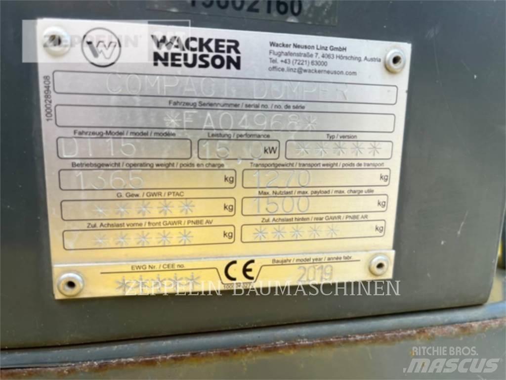 Wacker DT15 Camiões articulados