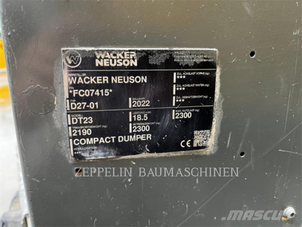 Wacker DT23 Camiões articulados