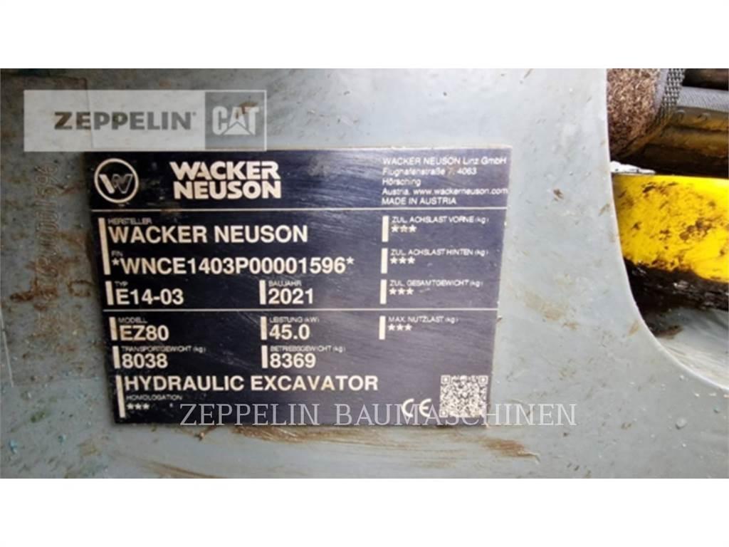 Wacker EZ80 Escavadoras de rastos