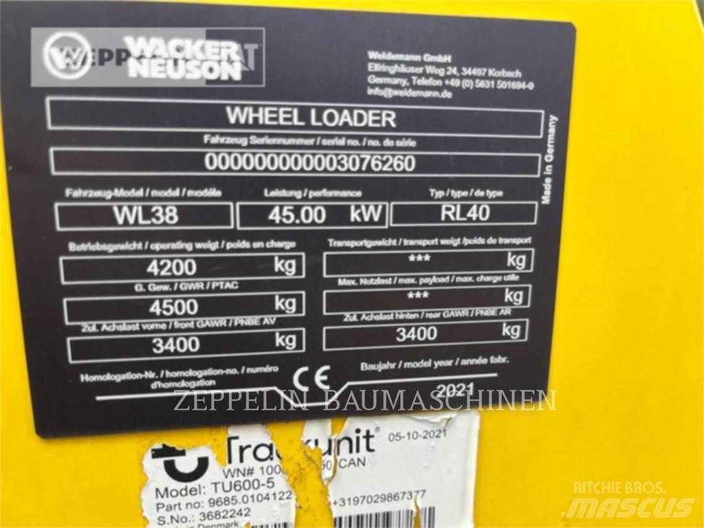 Wacker WL38 Pás carregadoras de rodas