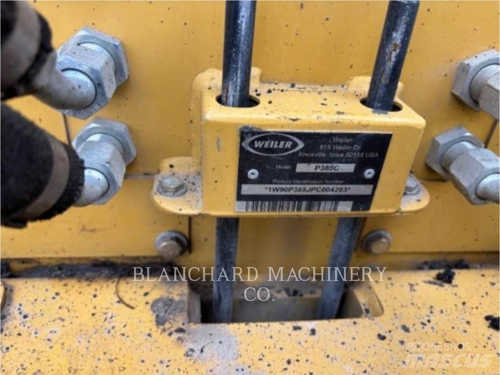 Weiler P385C Pavimentadoras de asfalto