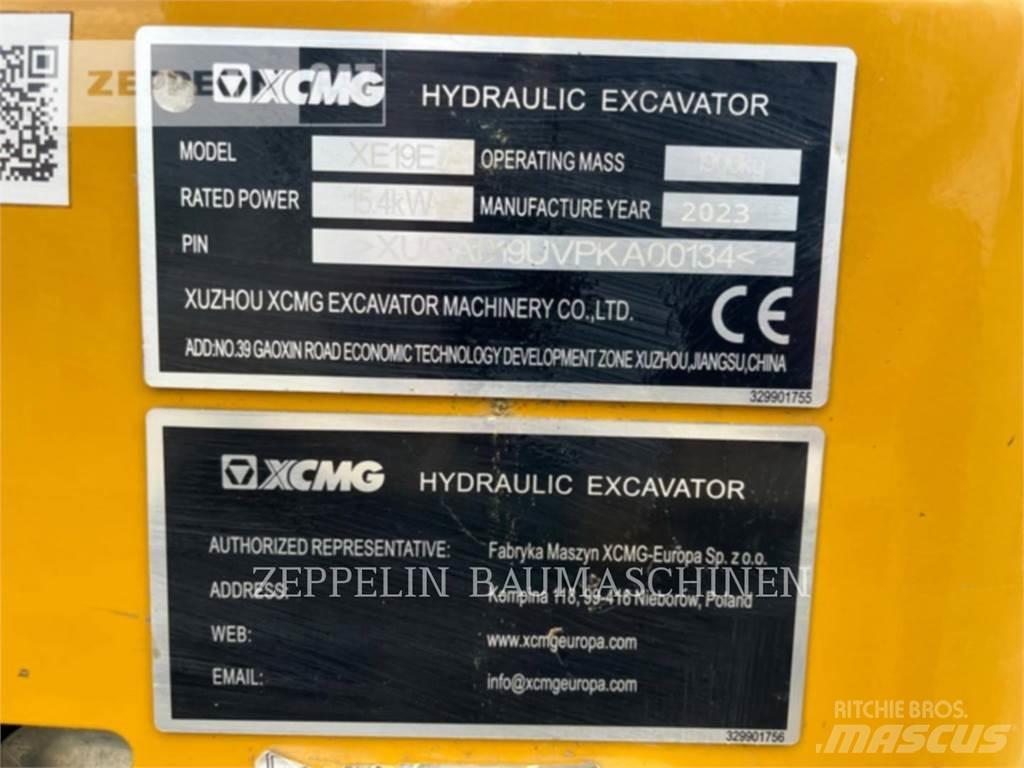  XUZOU XE19E Escavadoras de rastos