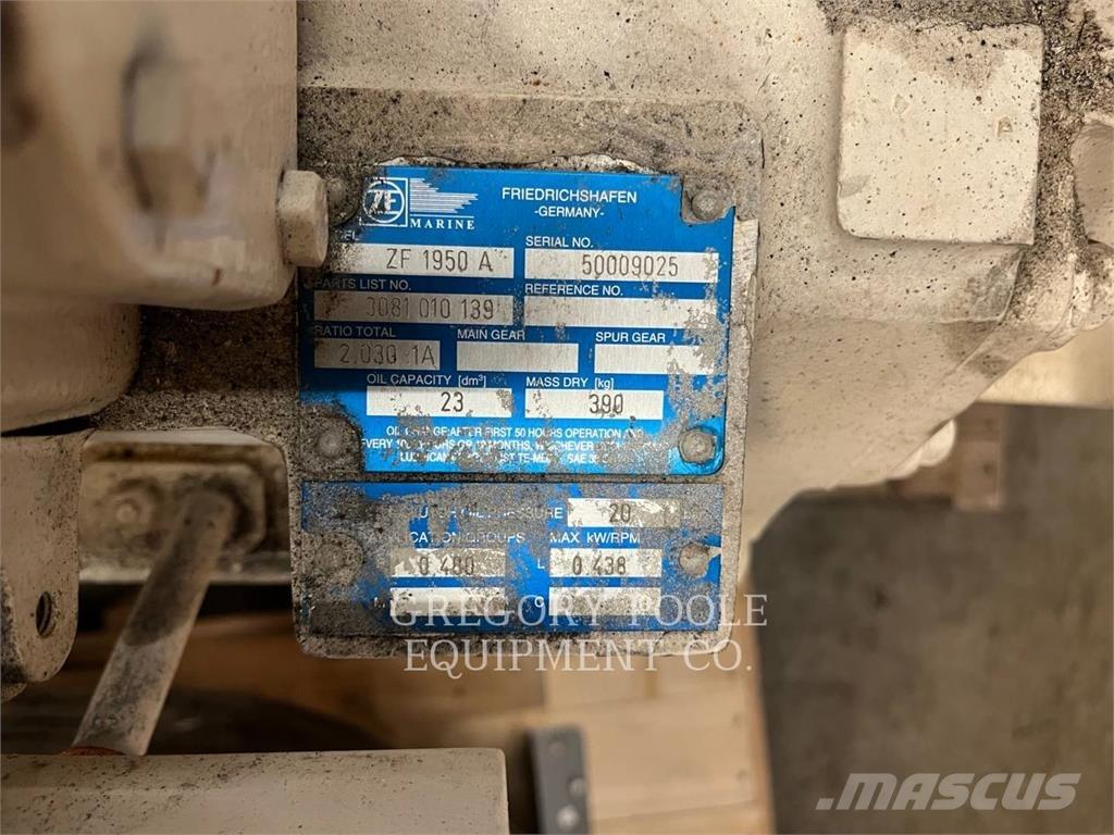 ZF TRANSMISSION 1950A Motores auxiliares Marítimos