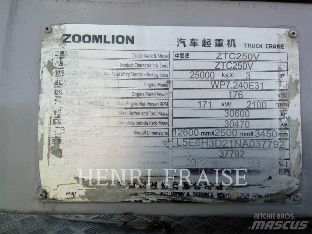 Zoomlion ZTC250V31 Gruas Todo terreno