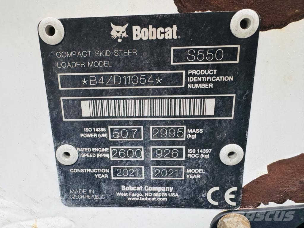 Bobcat S 550 Carregadoras de direcção deslizante