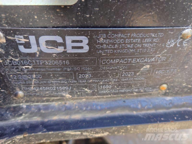 JCB 16 C-1 Mini Escavadoras <7t