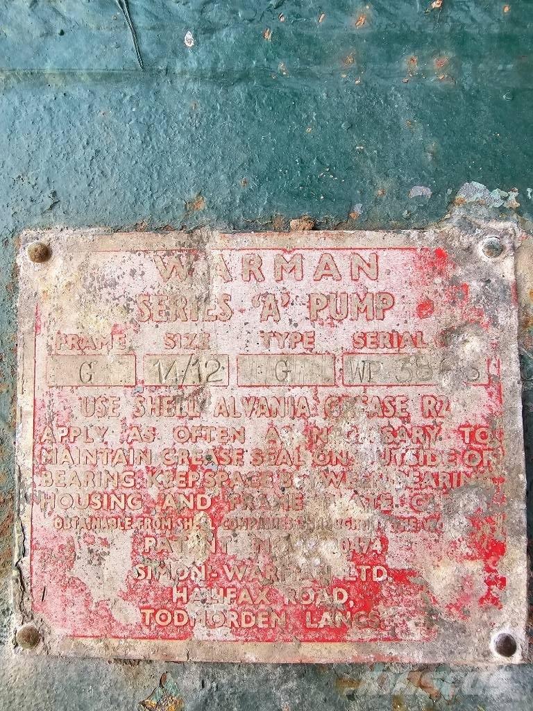 Warman pump 14/12'' Dragas