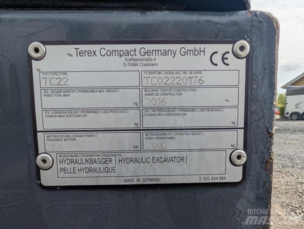 Terex TC 22-2 Escavadoras de rastos