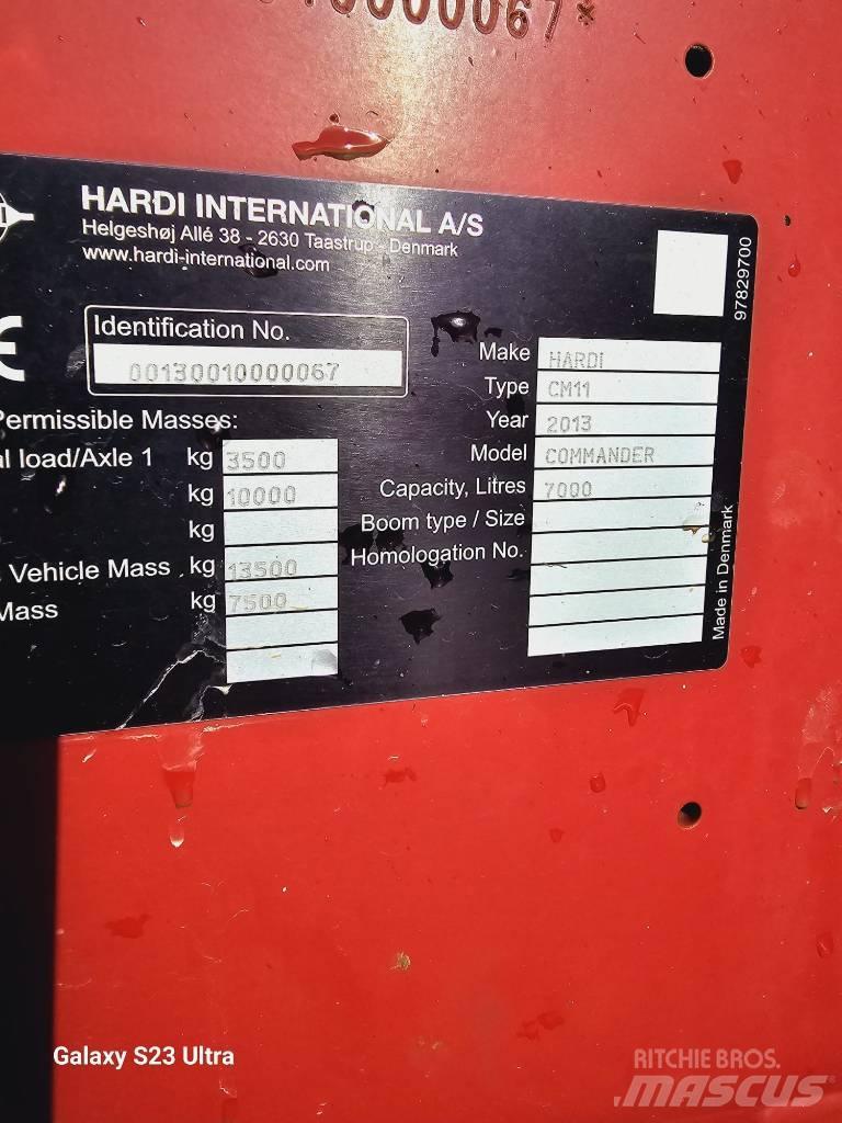Hardi Commander 7000 Pulverizadores rebocados