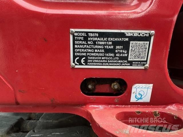 Takeuchi TB 370 Escavadoras Midi 7t - 12t